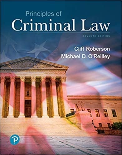 Principles of Criminal Law 7th Edition by Cliff Roberson - download pdf
