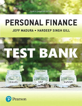 Personal Finance 4th Edition Madura Test Bank - download pdf