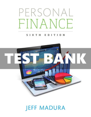 Personal Finance 6th Edition Madura Test Bank - download pdf
