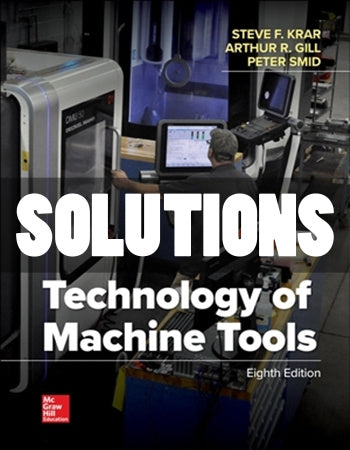Solutions Technology Of Machine Tools 8 Ed. Krar - download pdf